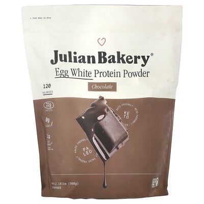 Julian Bakery протеин из яичного белка, шоколад, 2.18 lbs (990 g)