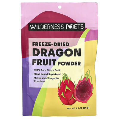 Порошок из сублимированного драгонфрута Wilderness Poets, 99 г