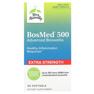 BosMed 500, Advanced Boswellia, 60 Softgels (500 mg per Softgel)