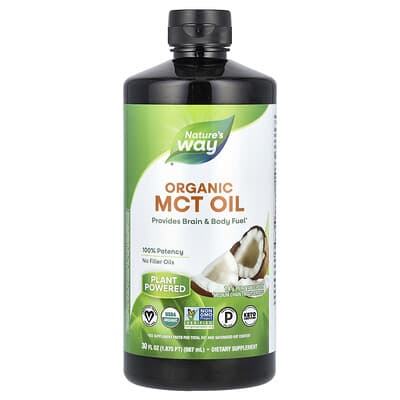 Organic MCT Oil, 30 fl oz (887 ml)