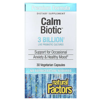 Calm Biotic™, 3 Billion, 30 вегетарианских капсул