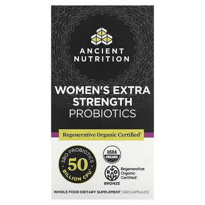 Женские пробиотики Ancient Nutrition, 60 капсул