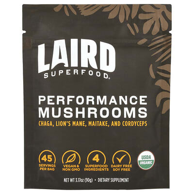 Performance Mushrooms, 3.17 oz (90 g)