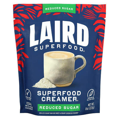 Superfood Creamer, Reduce Sugar, 8 oz (227 g)