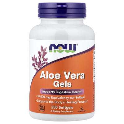 Aloe Vera Gels, 250 Softgels (50 mg per Softgel)