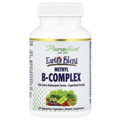 Earth's Blend, Methyl B-Complex, 60 Vegetarian Capsules