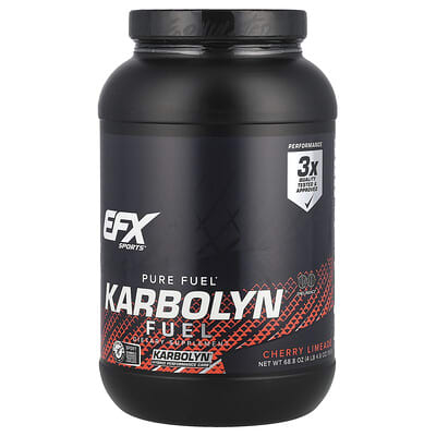 EFX Sports, Karbolyn Fuel, вишневый лайм, 4 lb 4.8 oz (1,950 g)