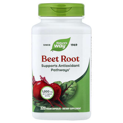 Beet Root, 320 Vegan Capsules (500 mg Per capsule)