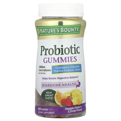 Желе витаминное Nature's Bounty Probiotic Pineapple Raspberry & Orange