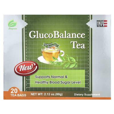Чай GlucoBalance, 20 чайных пакетиков, 2.12 oz (60 g)
