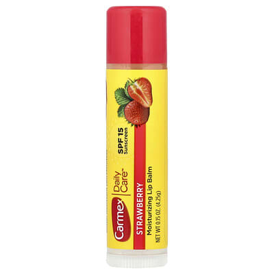 Daily Care™, Moisturizing Lip Balm, SPF 15, Strawberry, 0.15 oz (4.25 g)