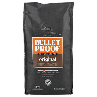 BulletProof Молотый кофе Artisan Coffee, Medium Roast, 12 oz (340 g)