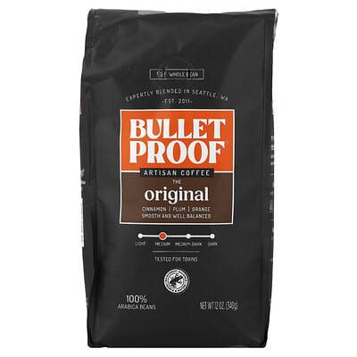 Artisan Coffee, Whole Bean, Medium Roast, 12 oz (340 g)