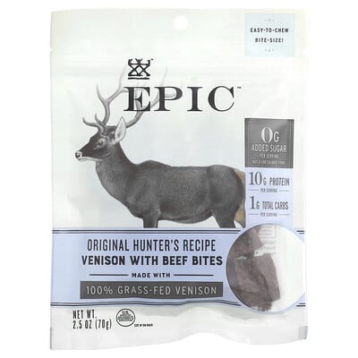 Bites, Venison with Beef Bites, 2.5 oz (70 g)