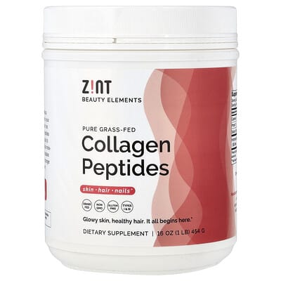 Pure Grass-Fed Collagen Peptides, Unflavored, 16 oz (454 g)