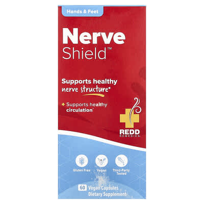 Nerve Shield™, для рук и ног, 60 веганских капсул