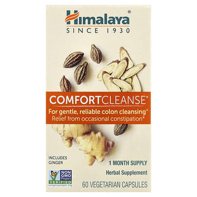 Himalaya Comfort Cleanse®, 60 вегетарианских капсул
