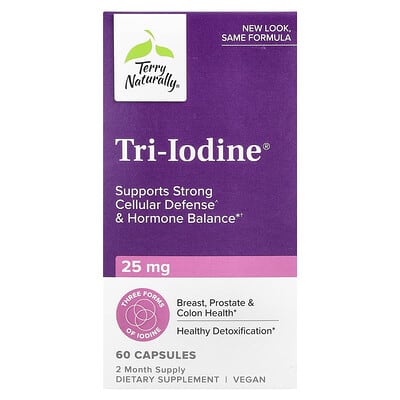 Tri-Iodine®, 25 mg, 60 капсул