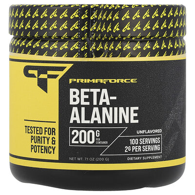 Бета-аланин, без вкуса, 200 g