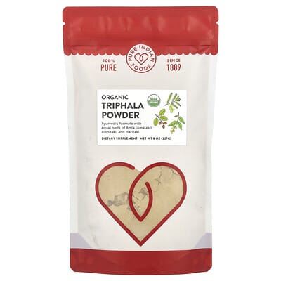 Органический порошок Triphala, 8 oz (227 g)