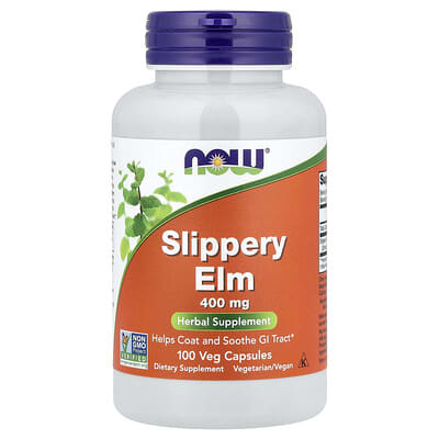 Slippery Elm, 400 mg, 100 Veg Capsules