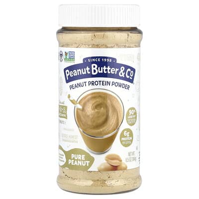 Peanut Protein Powder, чистый арахис, 6.5 oz (184 g)
