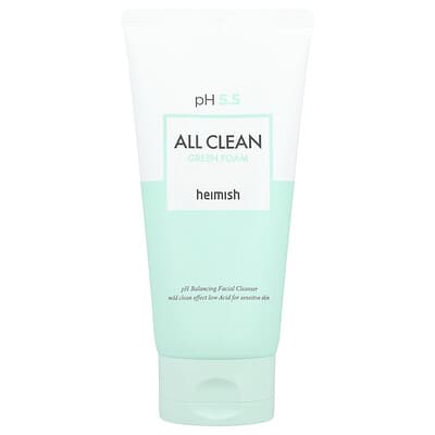 Очищающая пенка для лица All Clean Green, 5.29 oz (150 g)