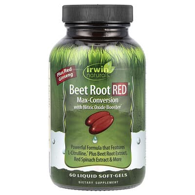 Beet Root RED®, с бустером оксида азота, 60 Liquid Soft-Gels