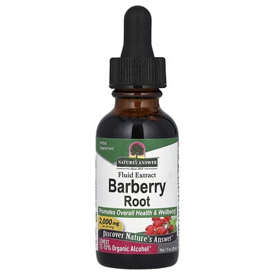 Экстракт корня барбариса Nature's Answer, 2,000 mg, 1 fl oz (30 ml)