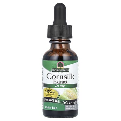 Экстракт кукурузных рылец, без спирта, 2,000 mg, 1 fl oz (30 ml)