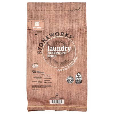 Стиральный порошок Stoneworks®, Rose Petal, 50 Loads, 1.65 lbs (750 g)