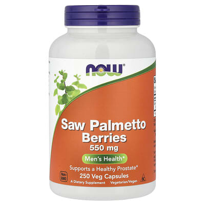 Ягоды Saw Palmetto, 550 mg, 250 веганских капсул