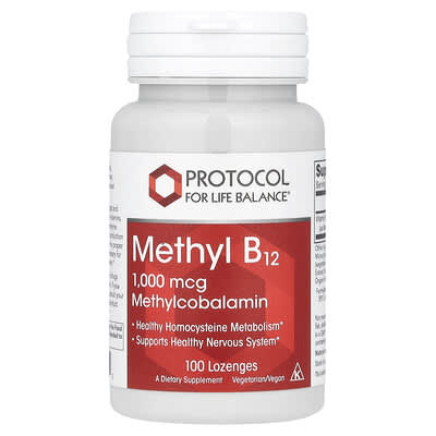 Метил B12, 1,000 mcg, 100 пастилок