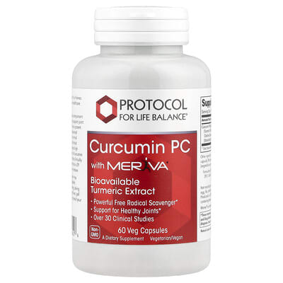 Curcumin PC с Meriva®, 60 вегетарианских капсул (500 mg на капсулу)