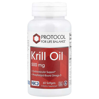 Krill Oil, 500 mg, 60 мягких капсул