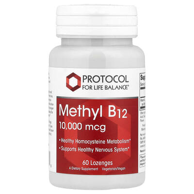 Метилкобаламин B12, 10,000 mcg, 60 пастилок