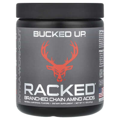 BCAA Racked, Blood Raz, 11,1 унции (315 г)
