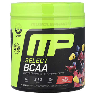 BCAA Select, фруктовый пунш, 9.5 oz (270 g)