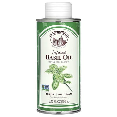 Масло с добавлением базилика, 8.45 fl oz (250 ml)