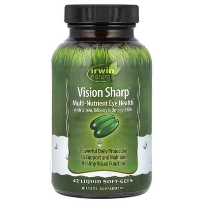 Irwin Naturals Vision Sharp®, Multi-Nutrient Eye Health®, 42 жидких мягких капсулы
