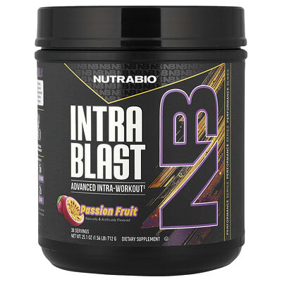 Спортивная добавка Intra Blast, Advanced Intra-Workout, Passion Fruit, 1.56 lb (712 g)