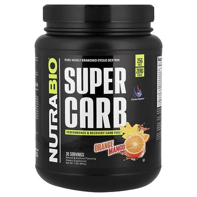 Super Carb, апельсин-манго, 1.9 lb (841 g)