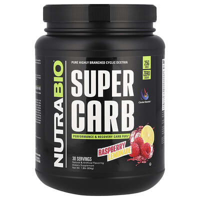 Super Carb, малиновый лимонад, 1.8 lb (834 g)