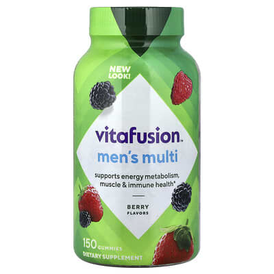 Мужские жевательные витамины VitaFusion Berry, 150 шт.