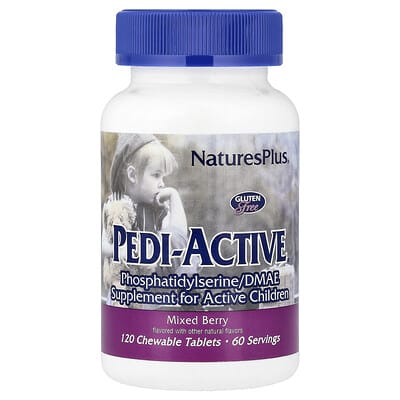 NaturesPlus Pedi-Active®, Mixed Berry, 120 жевательных таблеток