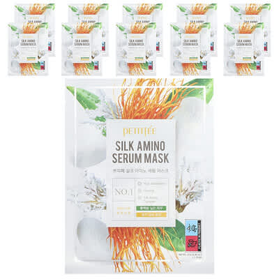 Маска-сыворотка для лица Silk Amino, 10 штук, 0.88 oz (25 g) каждая