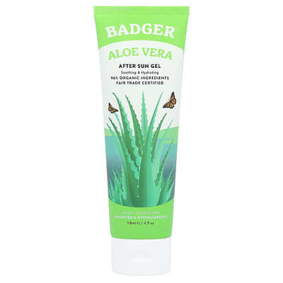 Гель после загара с алоэ вера, без запаха, 4 fl oz (118 ml)