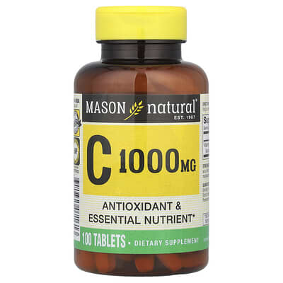 Витамин C, 1,000 mg, 100 таблеток