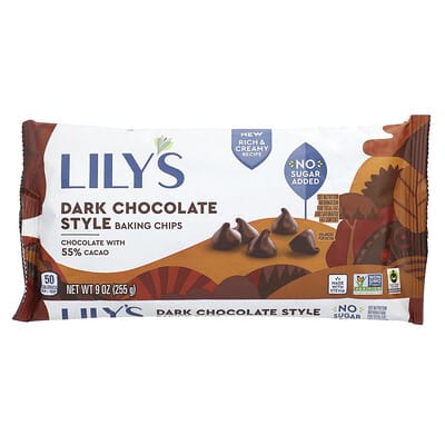 Шоколадные кондитерские капсулы Lily's Sweets Dark Chocolate 9 oz (255 g)