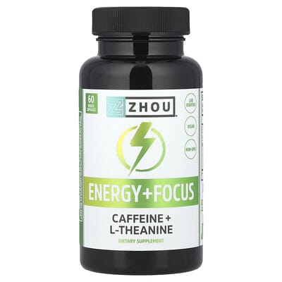 Energy + Focus, 60 вегетарианских капсул